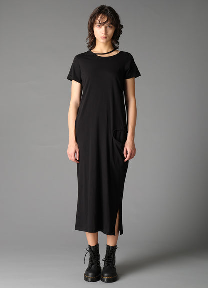 40/- SINGLE JERSEY BINDER DETAIL DRESS