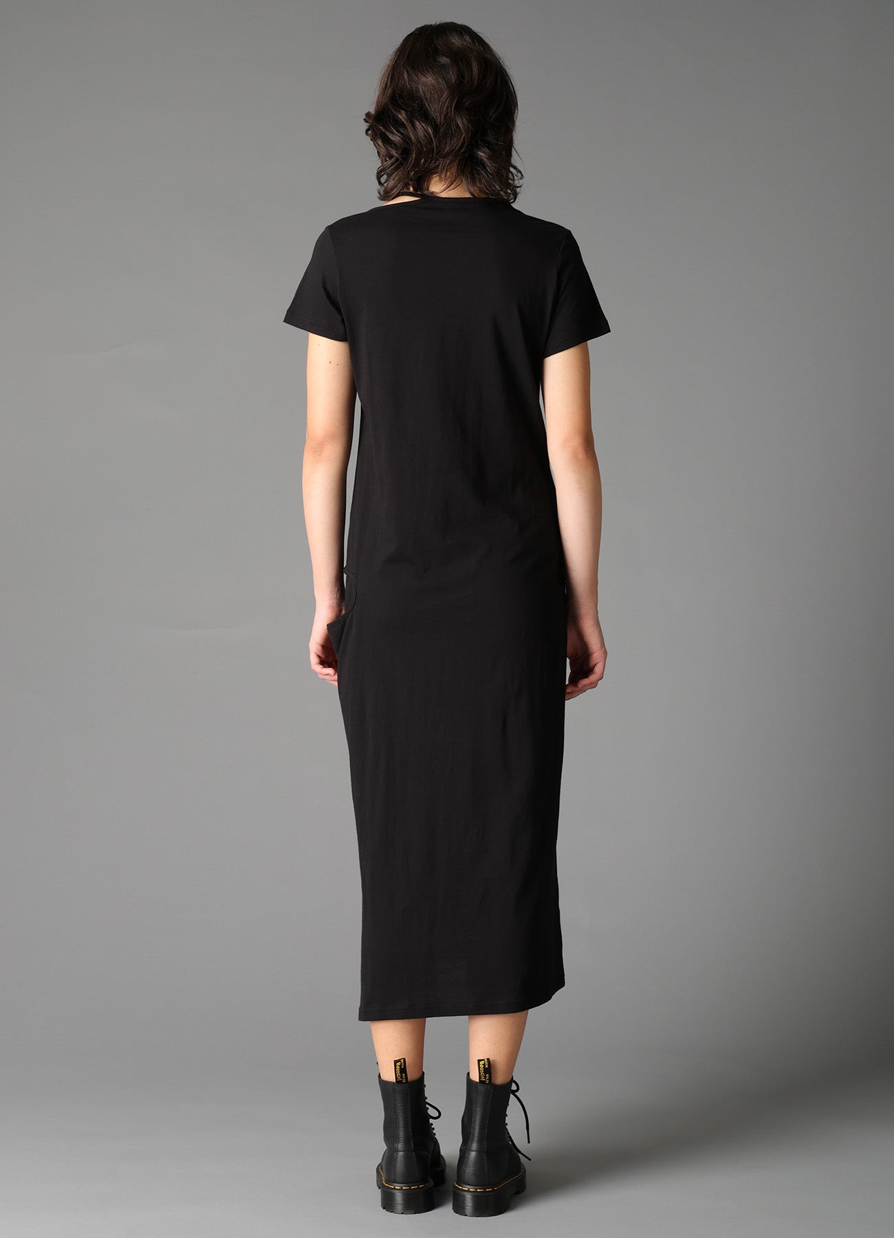 40/- SINGLE JERSEY BINDER DETAIL DRESS