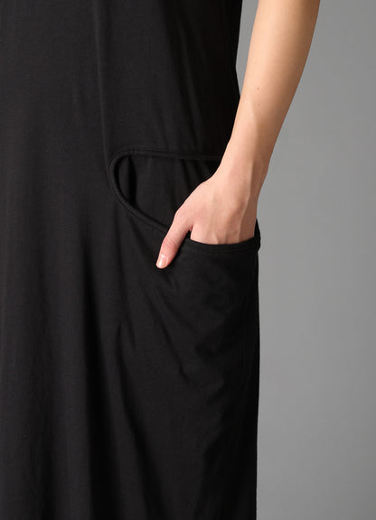 40/- SINGLE JERSEY BINDER DETAIL DRESS