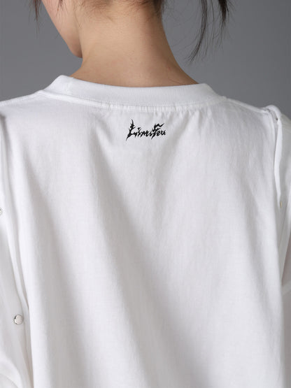 [LIMIted] DOT BUTTON REMAKE LONG SLEEVE T-SHIRT