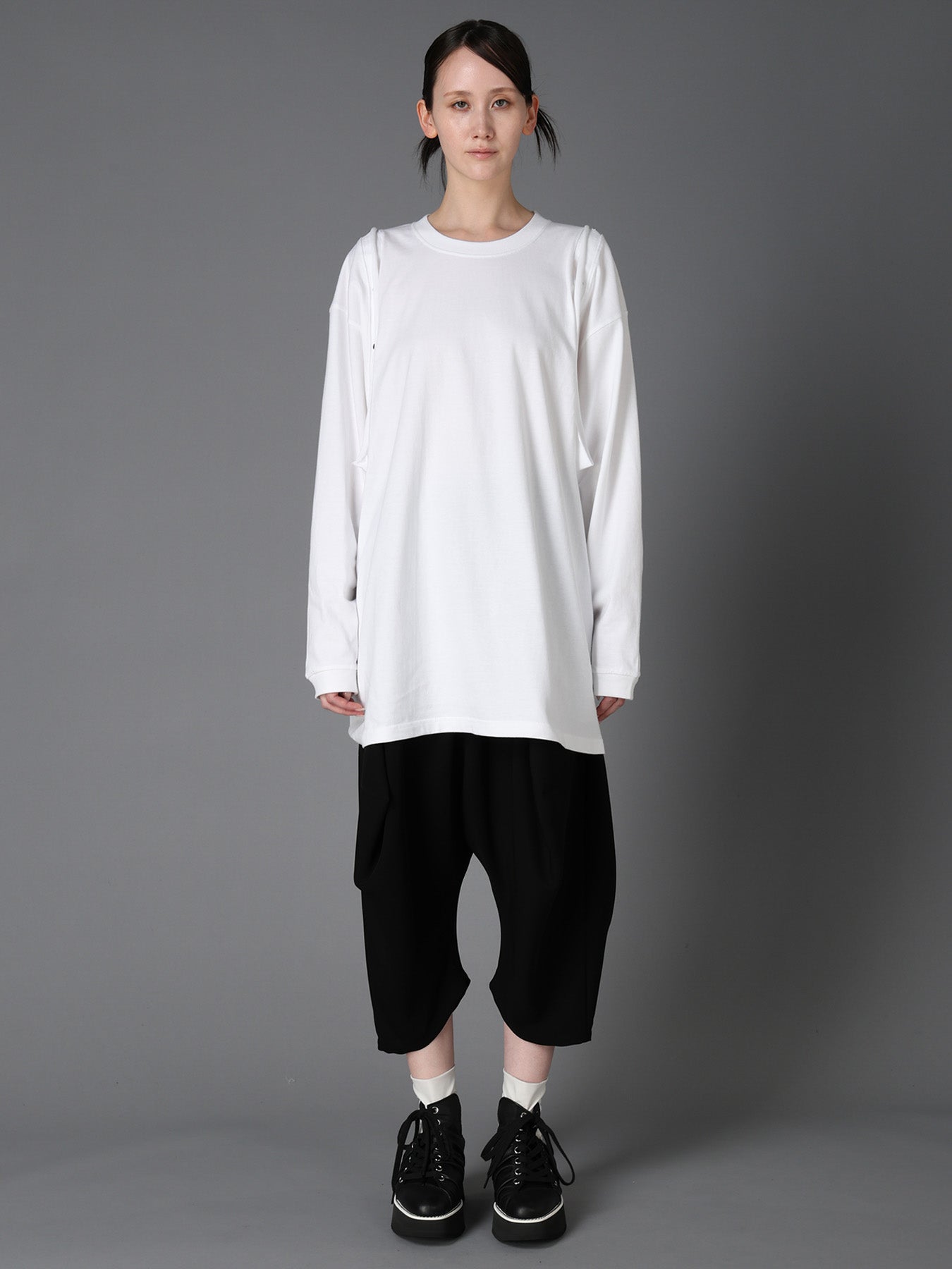 [LIMIted] DOT BUTTON REMAKE LONG SLEEVE T-SHIRT