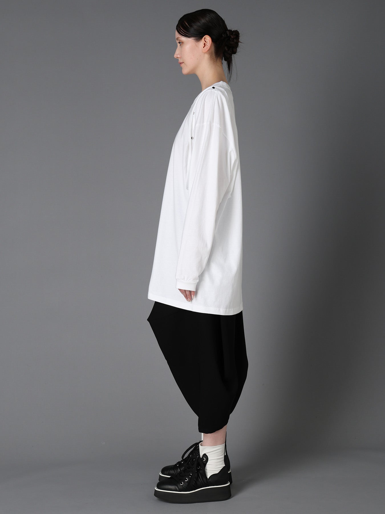 [LIMIted] DOT BUTTON REMAKE LONG SLEEVE T-SHIRT