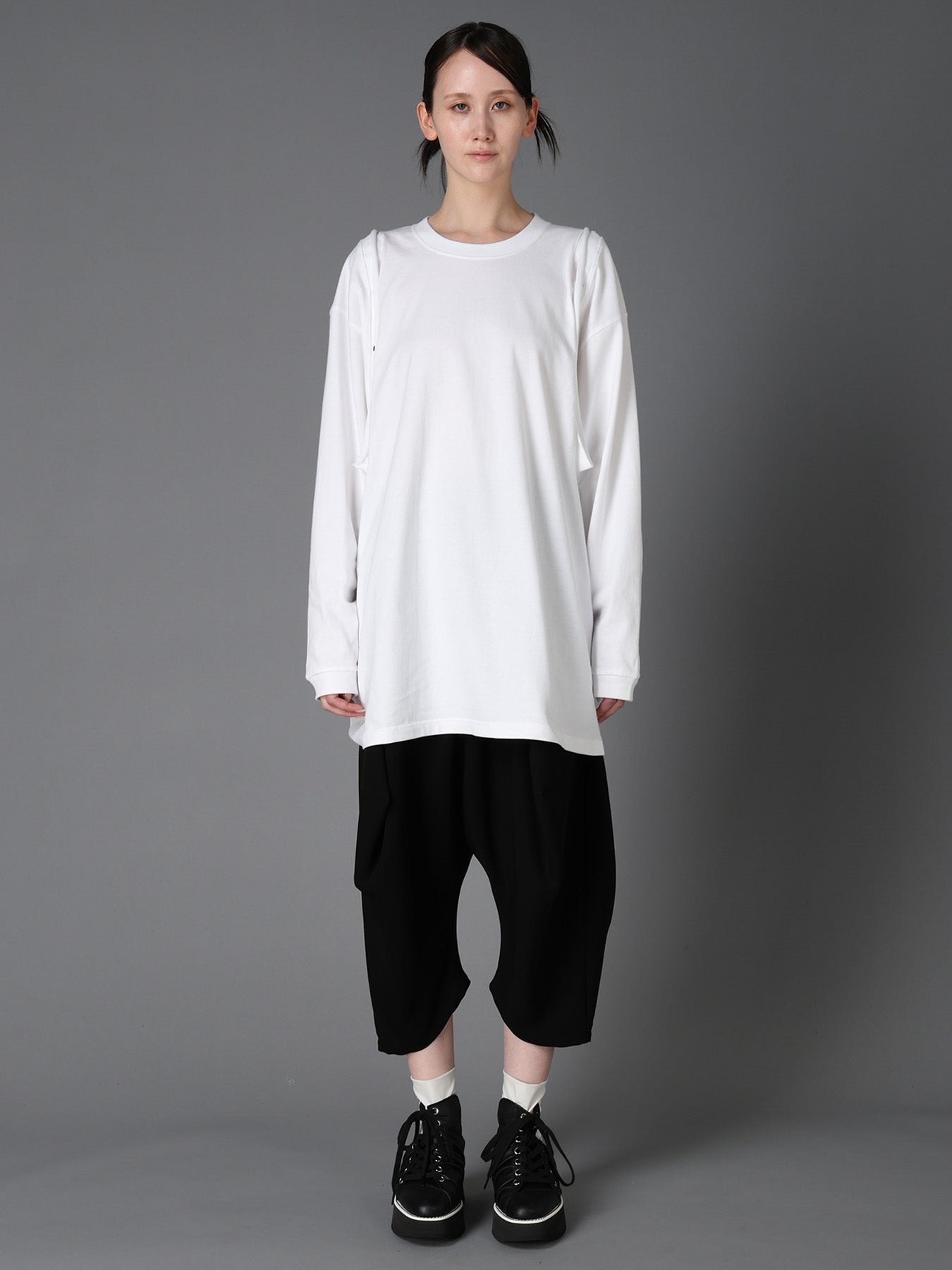 LIMIted] DOT BUTTON REMAKE LONG SLEEVE T-SHIRT – THE SHOP YOHJI