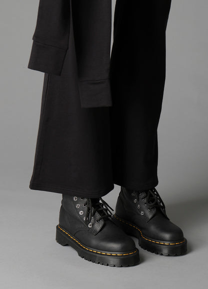 COTTON FRENCH TERRY LAYERED PANTS