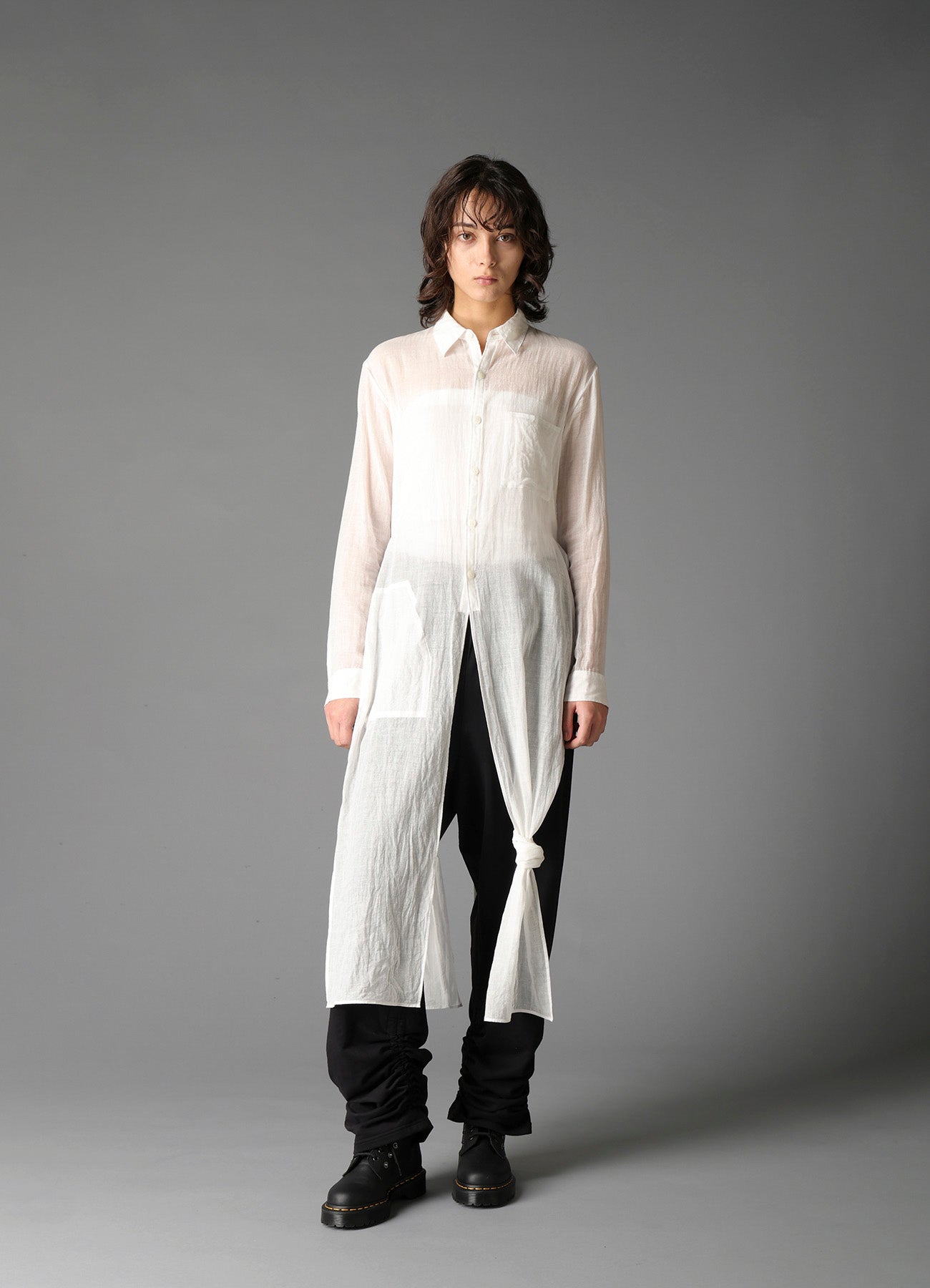 COTTON FRENCH TERRY DRAWSTRING PANTS
