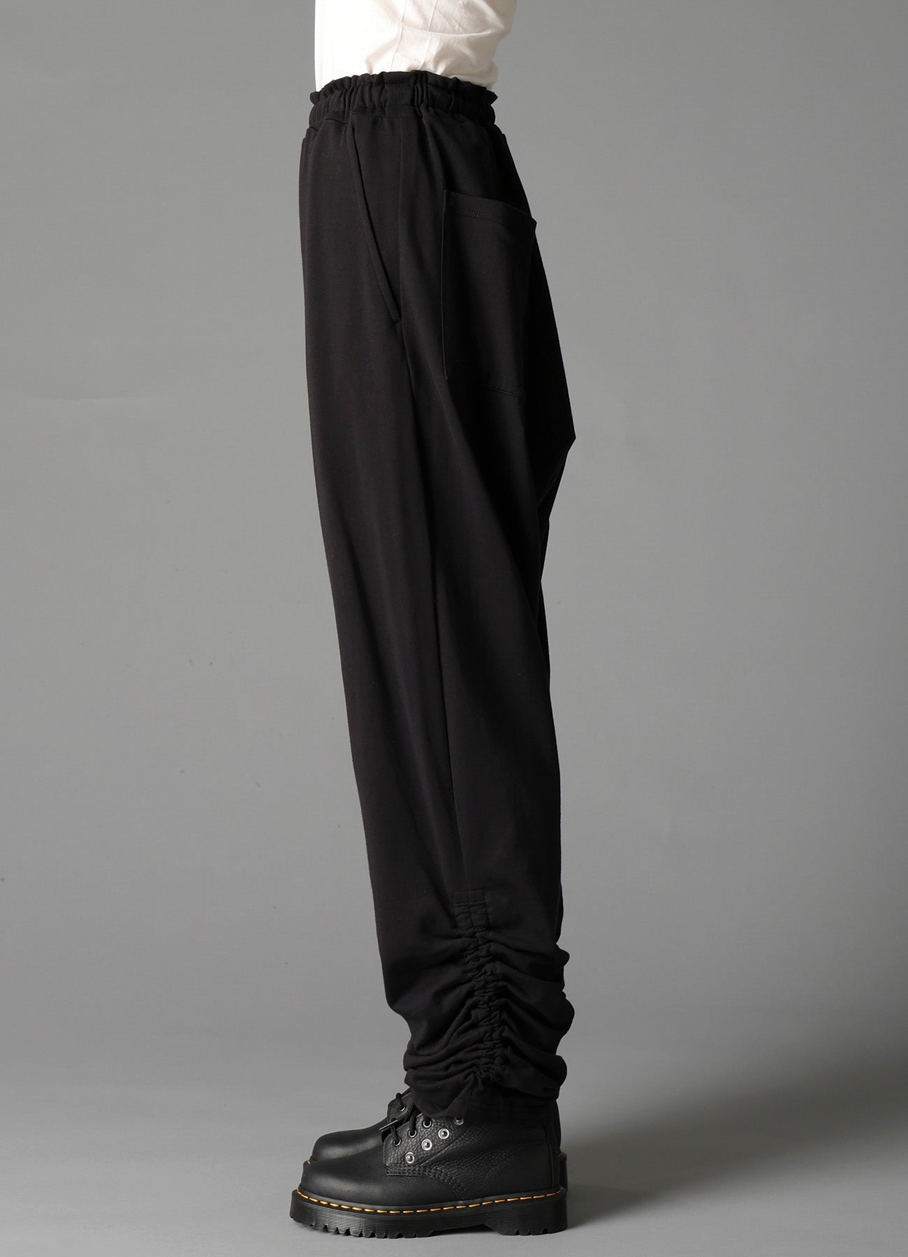 COTTON FRENCH TERRY DRAWSTRING PANTS – THE SHOP YOHJI YAMAMOTO
