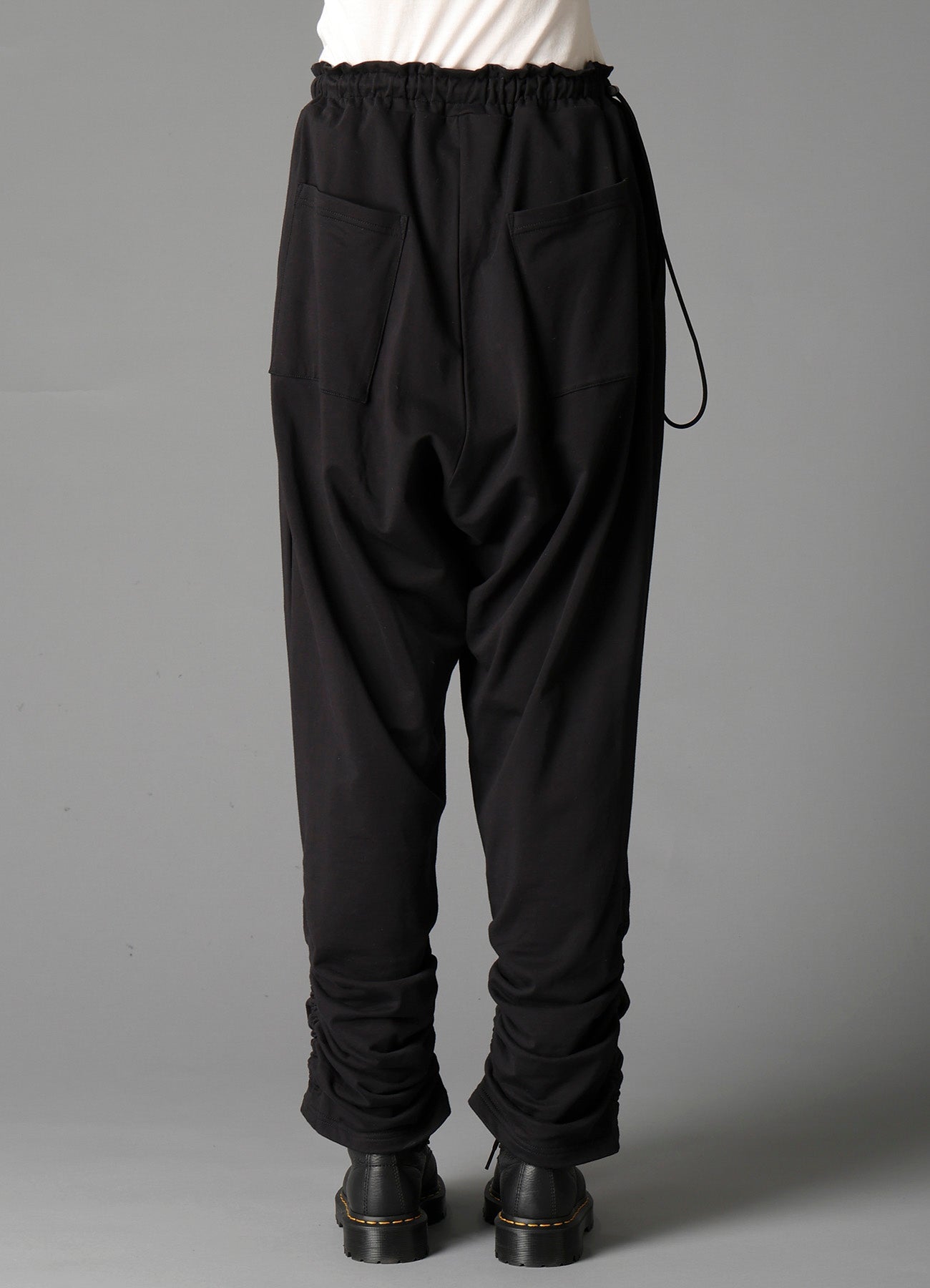 COTTON FRENCH TERRY DRAWSTRING PANTS – THE SHOP YOHJI YAMAMOTO