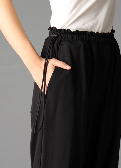 COTTON FRENCH TERRY DRAWSTRING PANTS