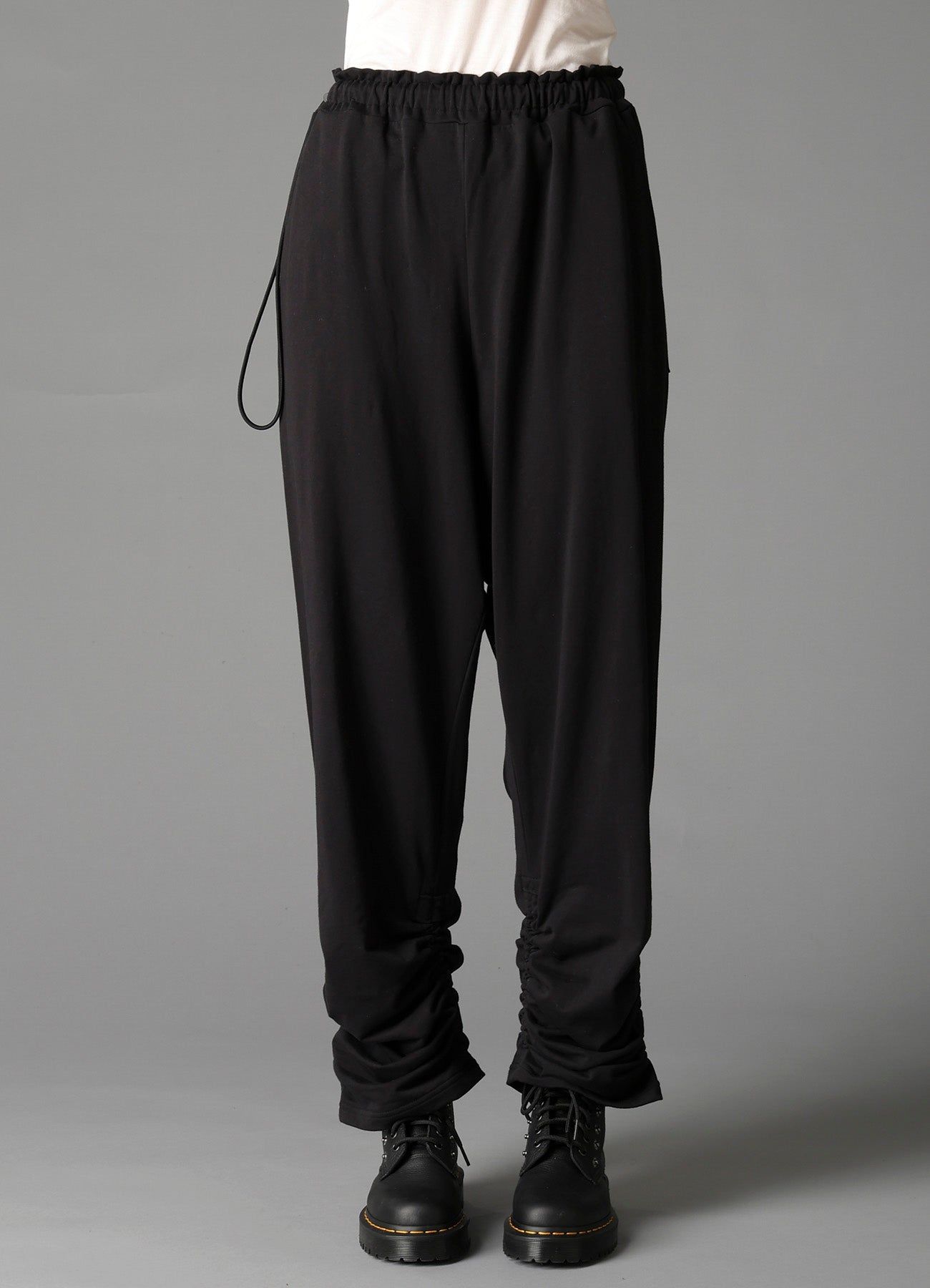 COTTON FRENCH TERRY DRAWSTRING PANTS – THE SHOP YOHJI YAMAMOTO