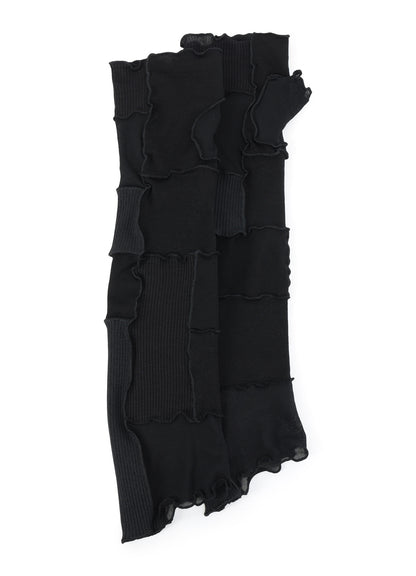 PATCHWORK CUT OFF GLOVE