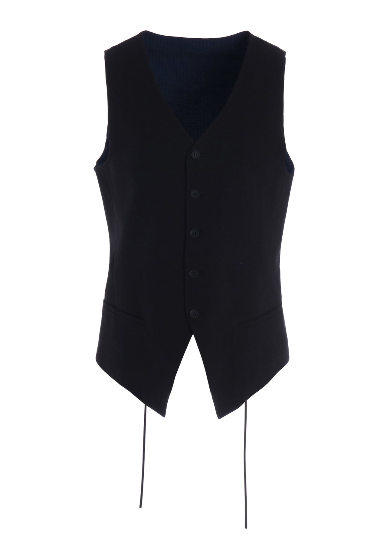 C/LI MUSLIN LACE UP VEST – THE SHOP YOHJI YAMAMOTO
