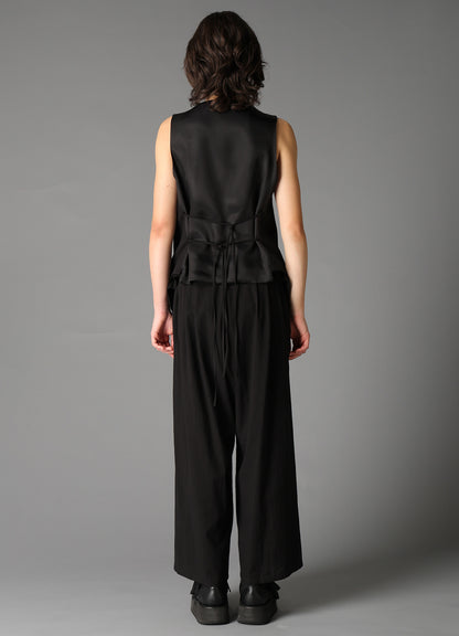 C/LI MUSLIN COLLARED VES