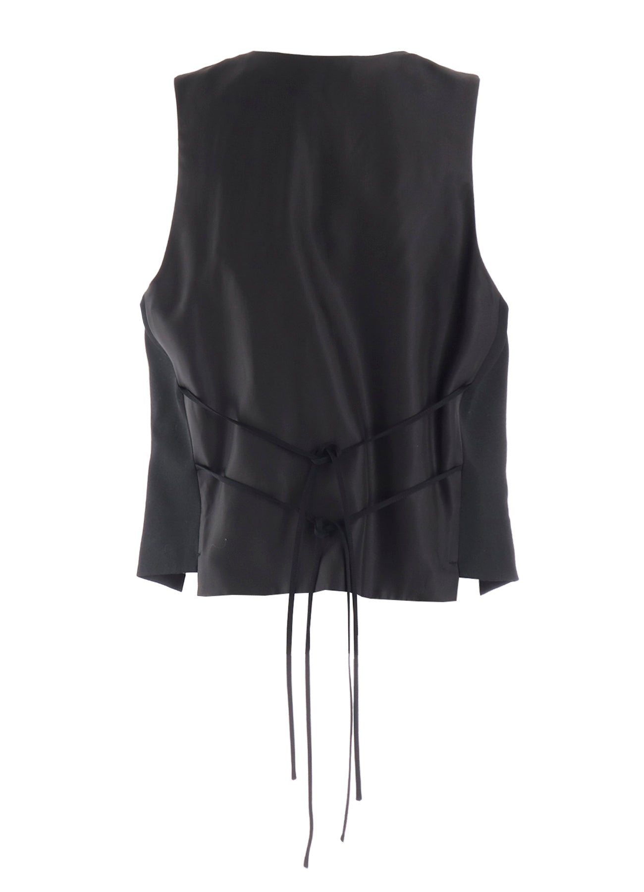 W/GABARDINE COLLARED VEST – THE SHOP YOHJI YAMAMOTO
