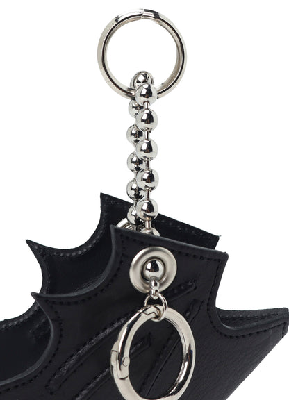TANNED LEATHER BAT DESIGNED KEY CASE