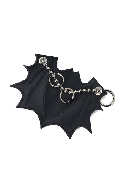 TANNED LEATHER BAT DESIGNED KEY CASE