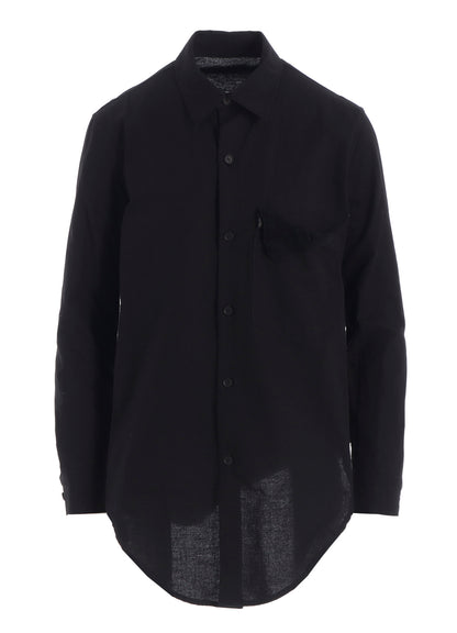 LIGHT POPLIN POCKET SQUARE SHIRT