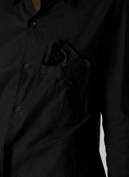 LIGHT POPLIN POCKET SQUARE SHIRT
