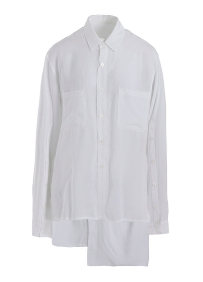 SOFT LAWN BACK SLIT SHIRT