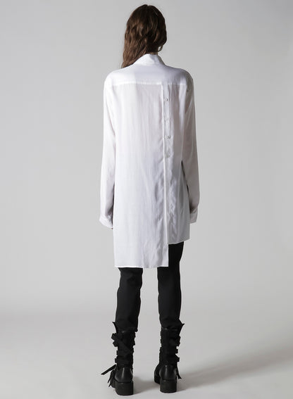 SOFT LAWN BACK SLIT SHIRT