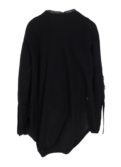 WOOL VIYELLA BLOUSE WITH D-RINGS