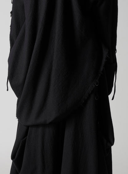 WOOL VIYELLA BLOUSE WITH D-RINGS