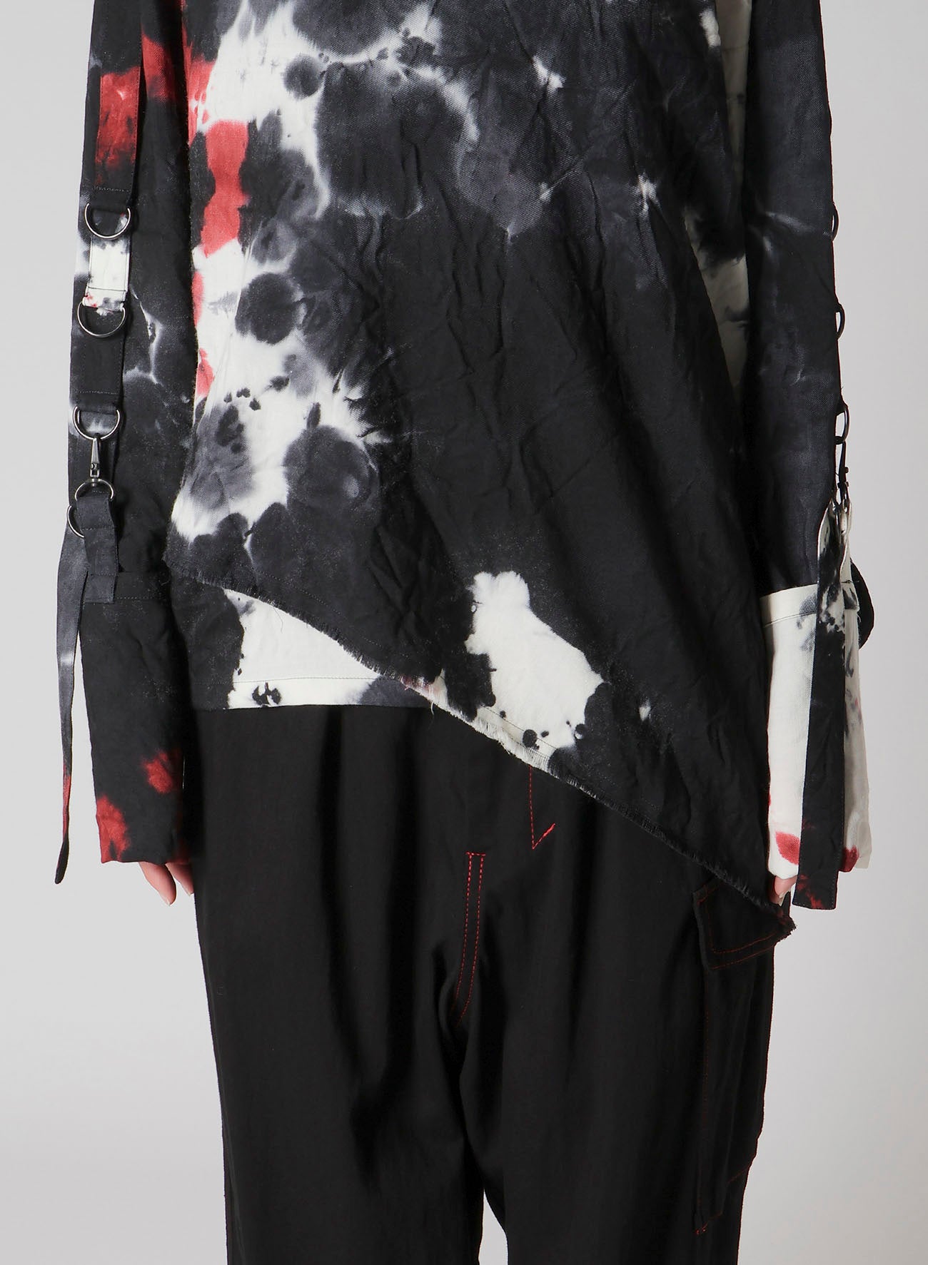 CHUSEN DYED VIYELLA BLOUSE WITH D-RINGS