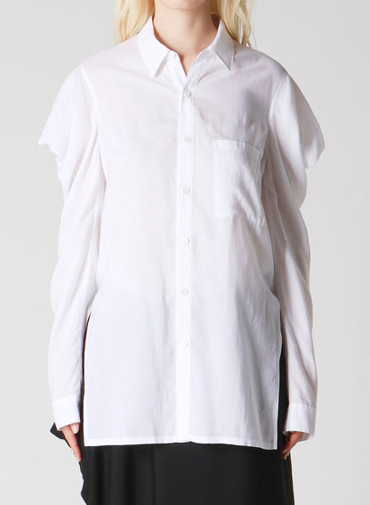 SOFT LAWN SHOULDER PUFF SHIRT