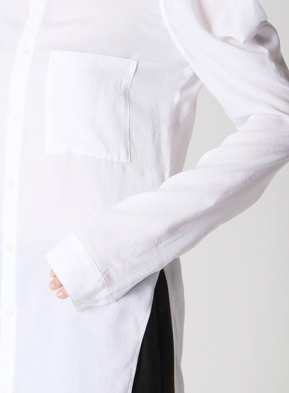 SOFT LAWN SHOULDER PUFF SHIRT
