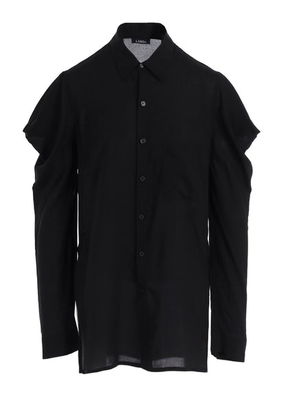 SOFT LAWN SHOULDER PUFF SHIRT