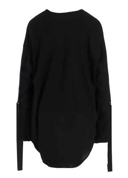SOFT LAWN BLOUSE WITH D-RINGS