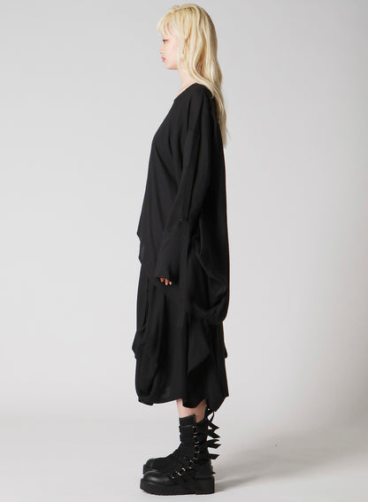SOFT LAWN BLOUSE WITH D-RINGS