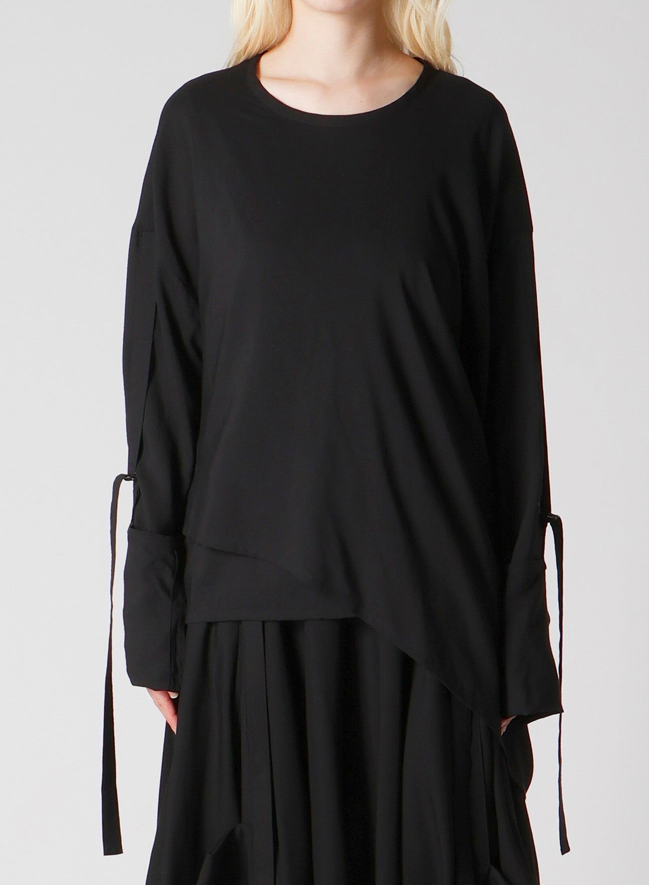 SOFT LAWN BLOUSE WITH D-RINGS