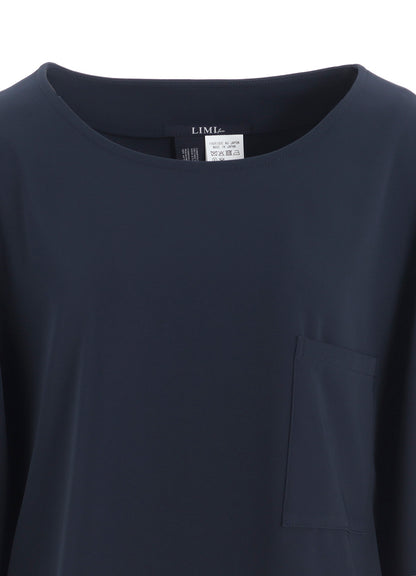 DOUBLE SATIN DOLMAN SLEEVE BLOUSE B