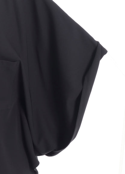 DOUBLE SATIN DOLMAN SLEEVE BLOUSE B