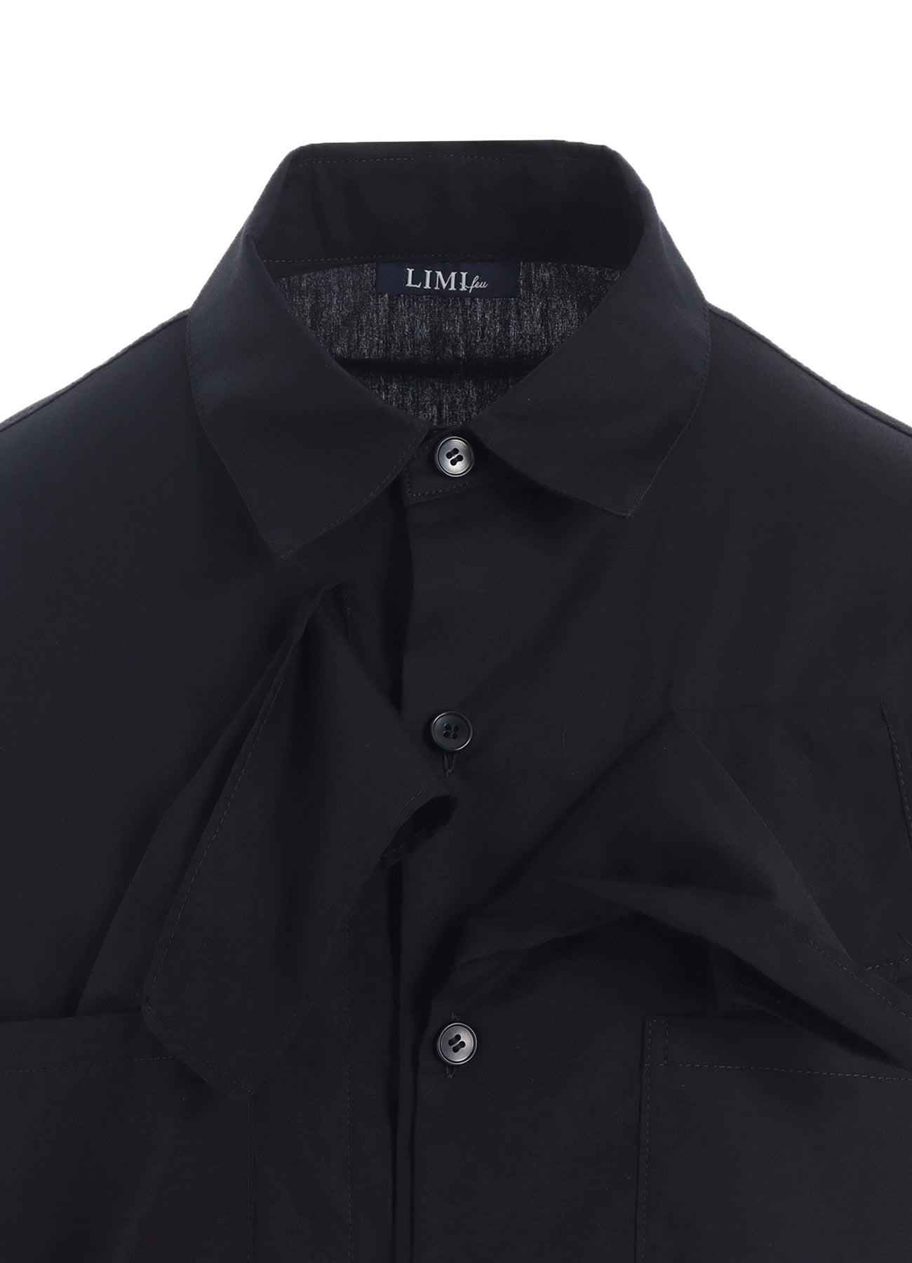 100/2 BROAD COTTON LAYERED LONG SHIRT