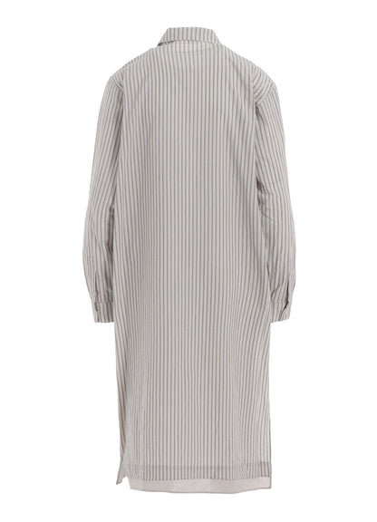 STRIPE LAYERED LONG SHIRT