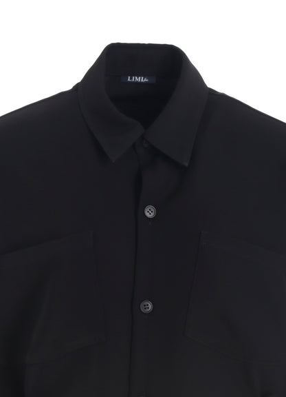 DOUBLE SATIN SHIRT WITH WAIST TAB A