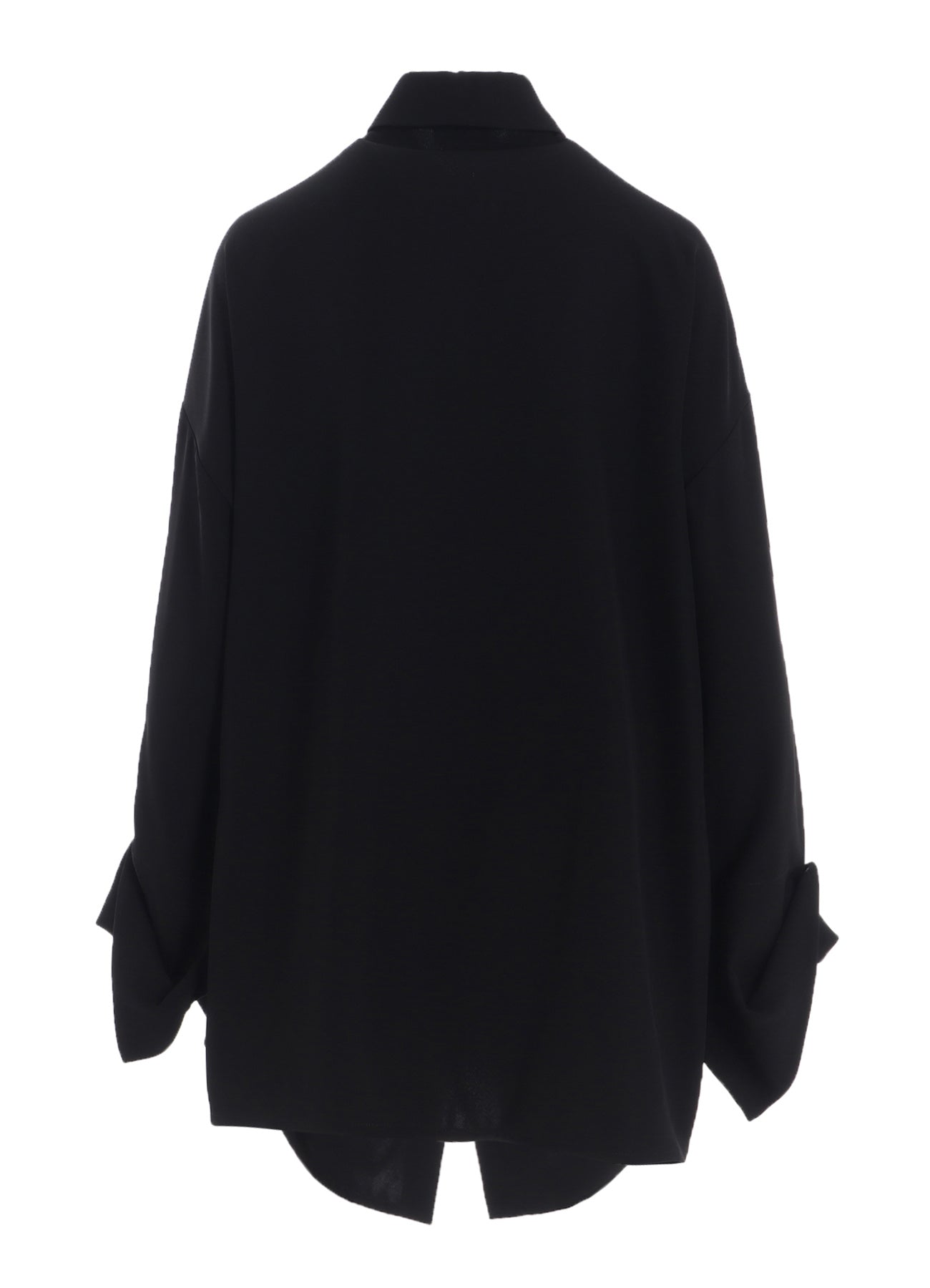 DOUBLE SATIN DRAPE SLEEVE DRESS A