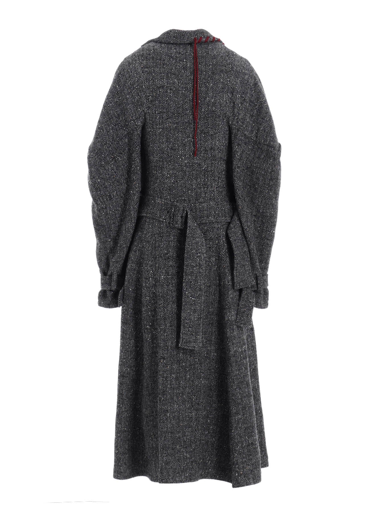 NEP TWEED TRENCH COAT WITH BELT