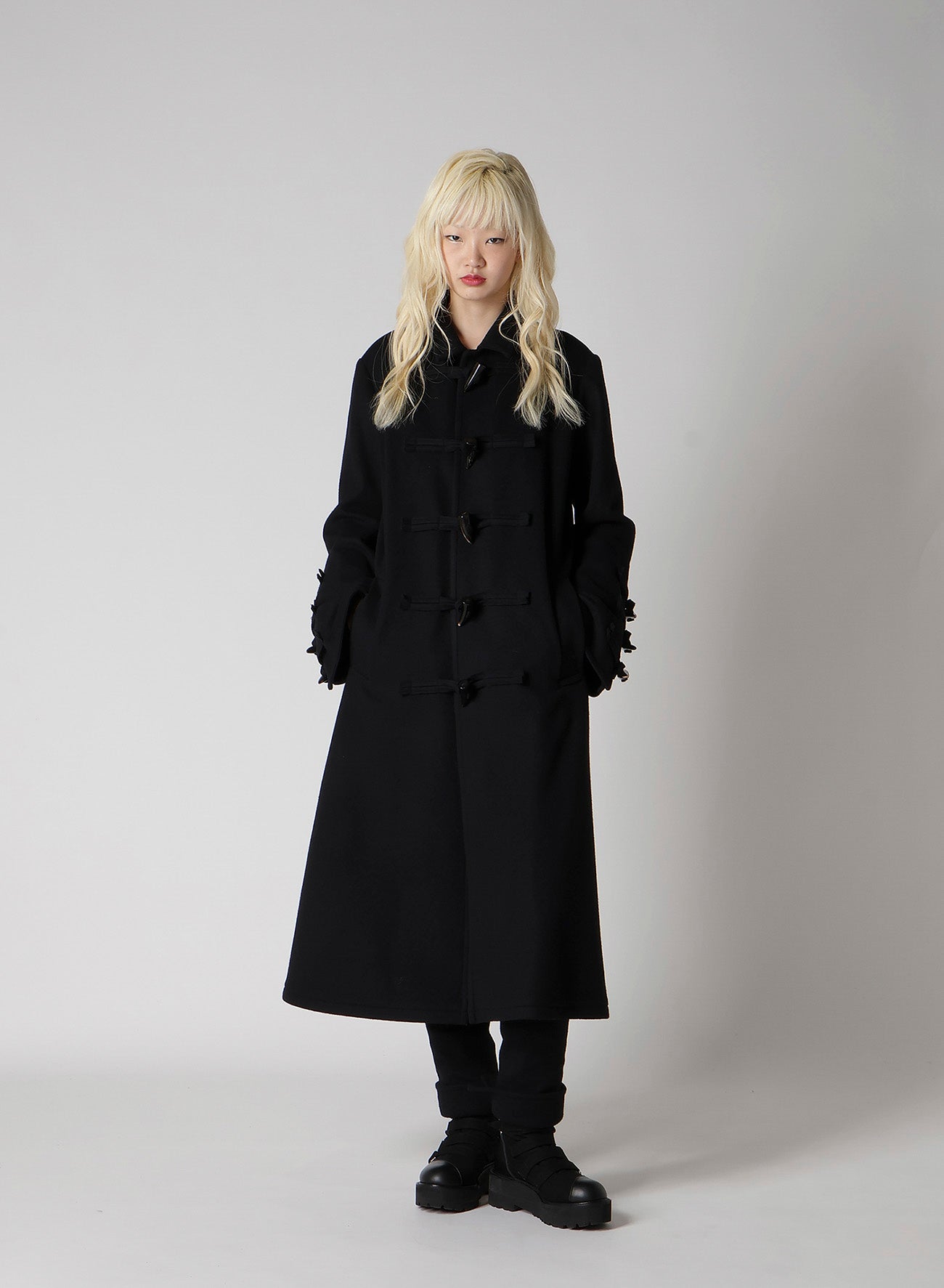 LIGHT MOSSER DUFFLE LONG COAT – THE SHOP YOHJI YAMAMOTO