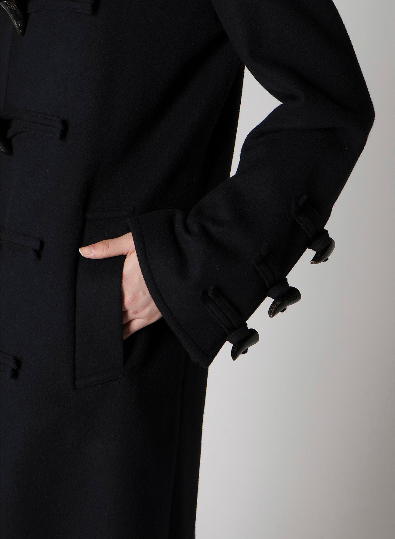 LIGHT MOSSER DUFFLE LONG COAT