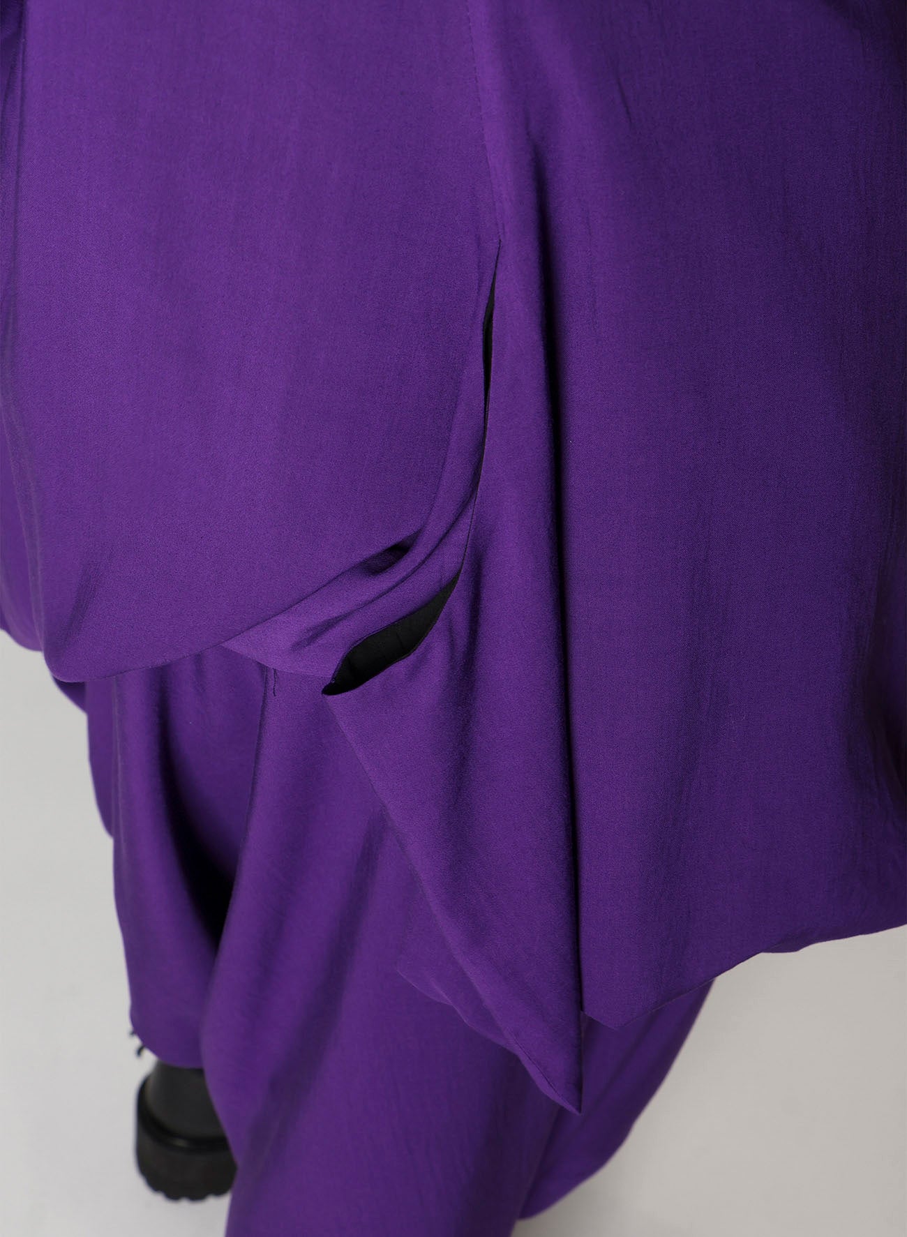 RAYON LAWN DRAPED OVERALL