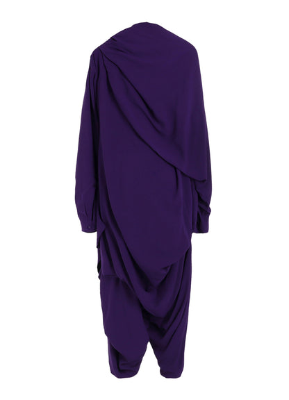 RAYON LAWN DRAPED OVERALL