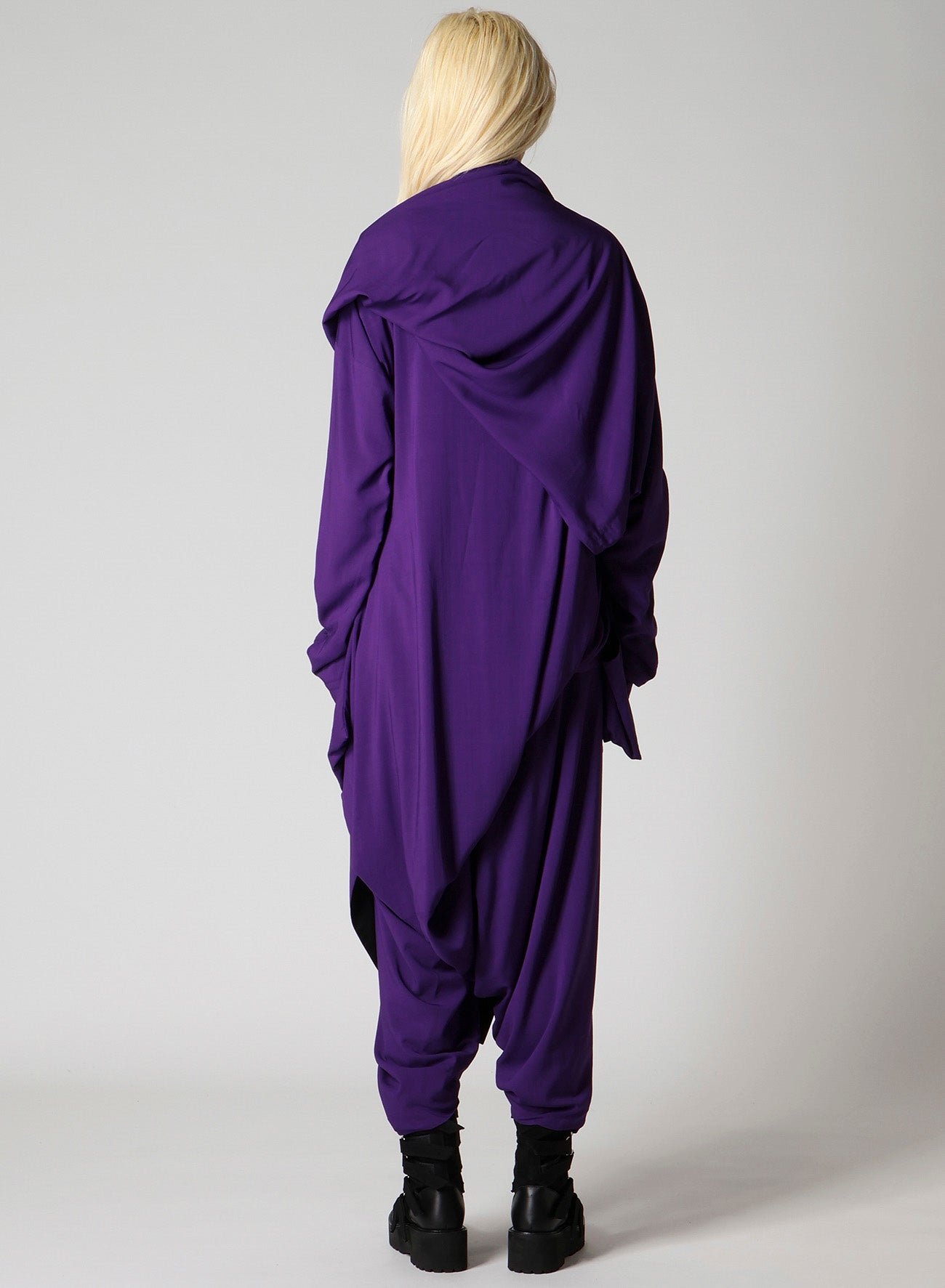 RAYON LAWN DRAPED OVERALL