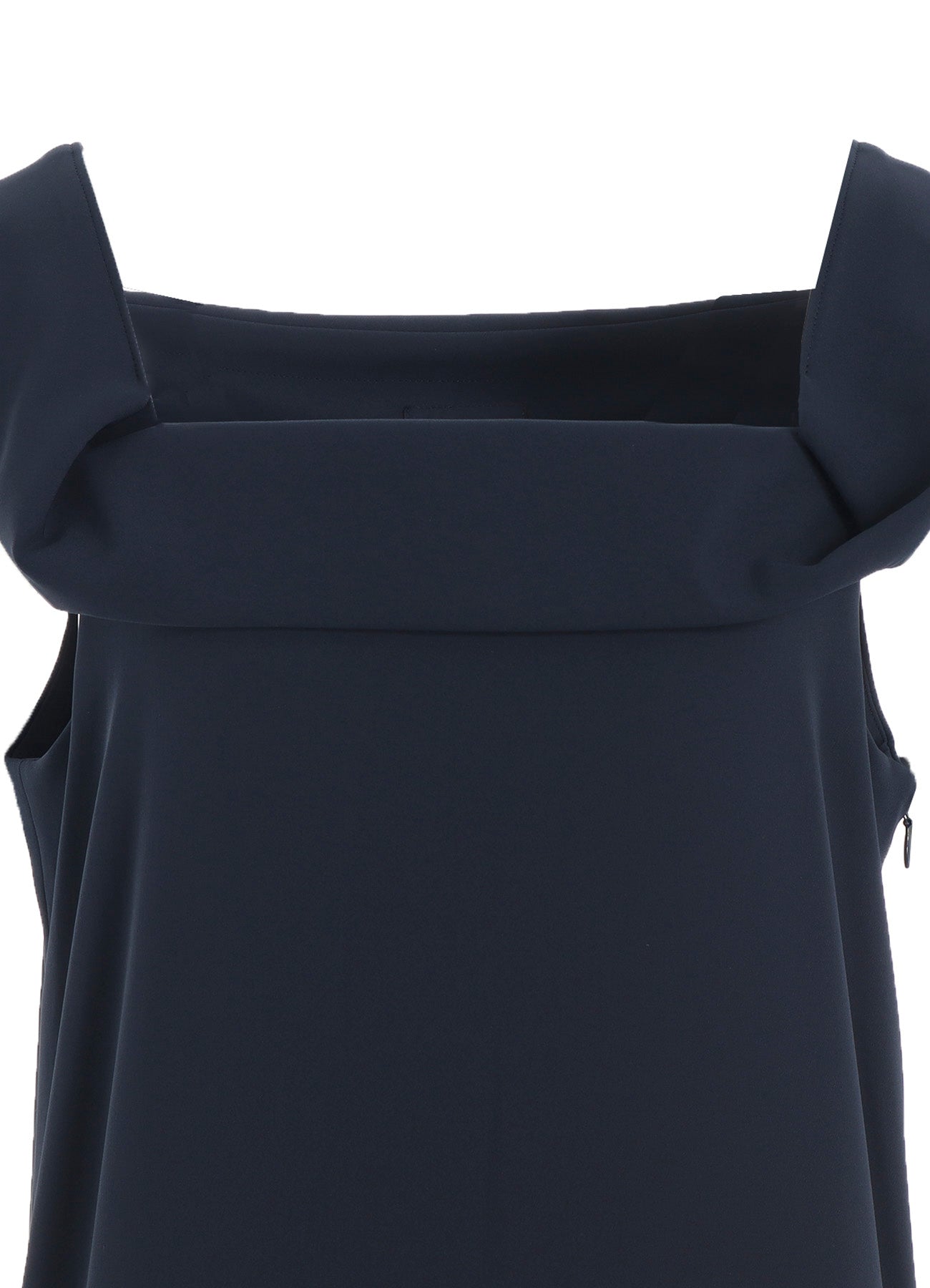 DOUBLE SATIN SQUARE FRILL DRESS B