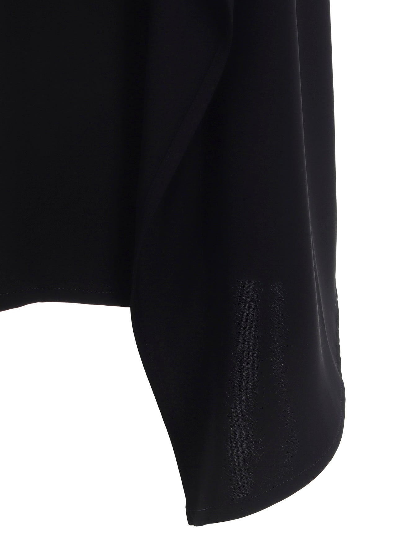 DOUBLE SATIN DRAPE DRESS
