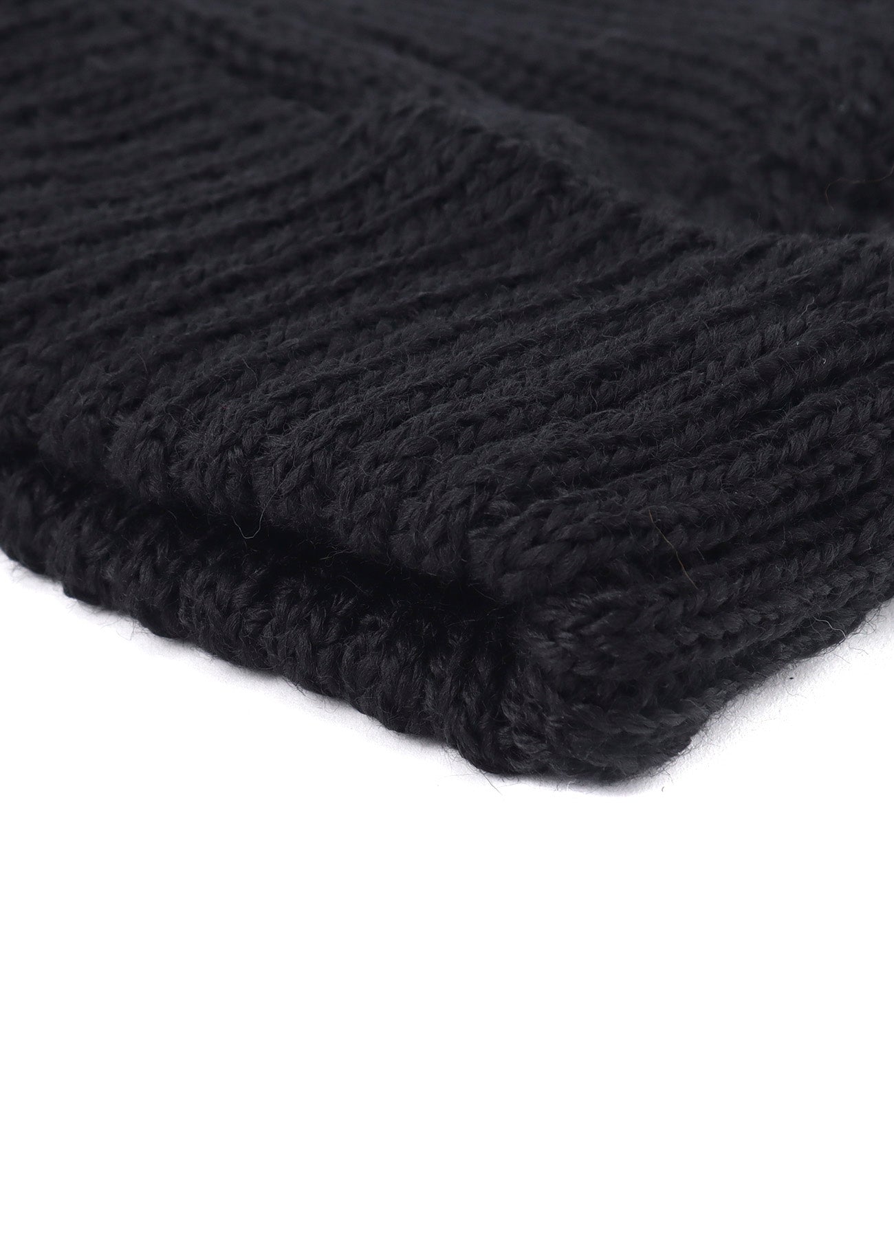 WOOL SLUB ARAN HOODIE