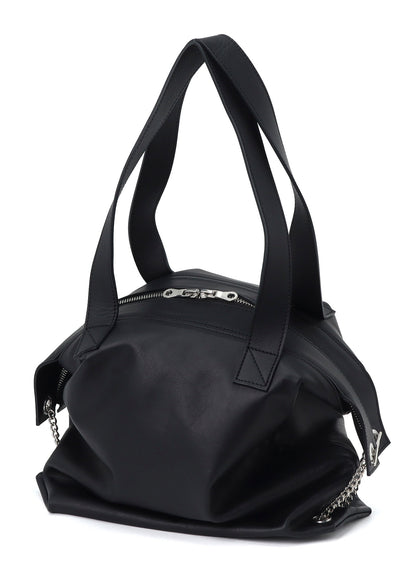 GLOBE LEATHER FOLDABLE BAG