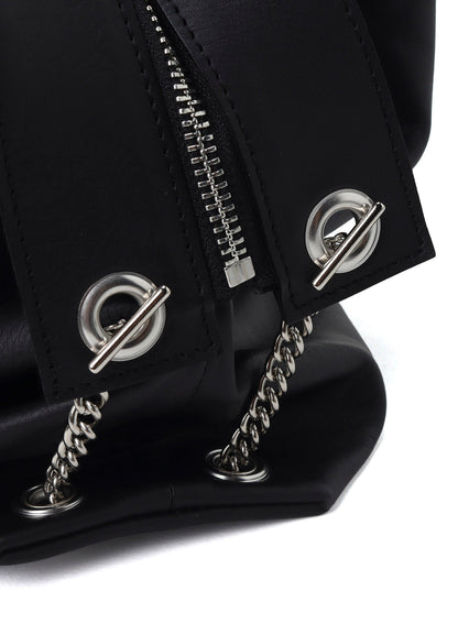 GLOBE LEATHER FOLDABLE BAG