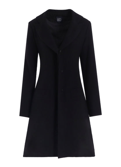 WOOL GAUZE FRILLED JACKET